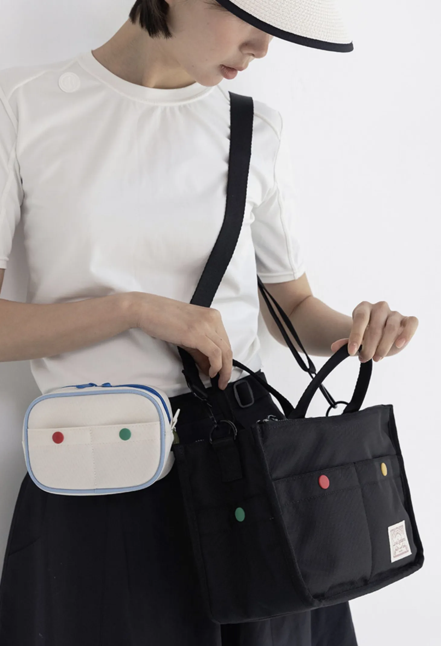Fun Button Sling Bag