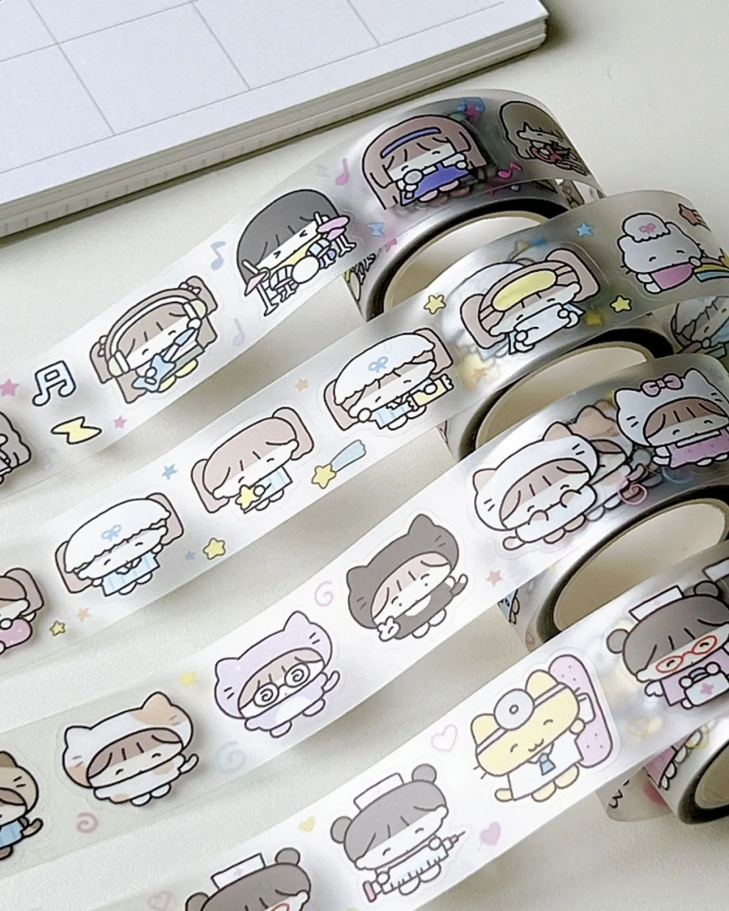 Girl Themed Kiss Cut Deco Tape