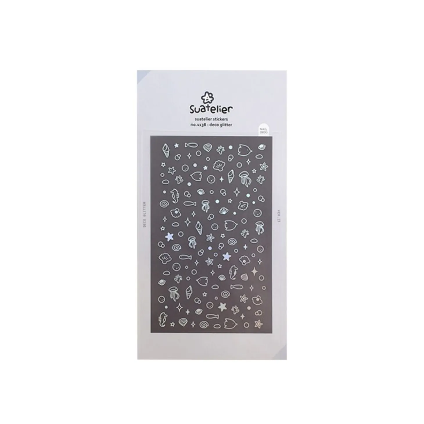 Glitter Nail Deco Sticker