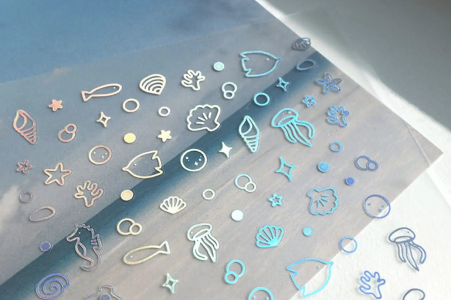 Glitter Nail Deco Sticker