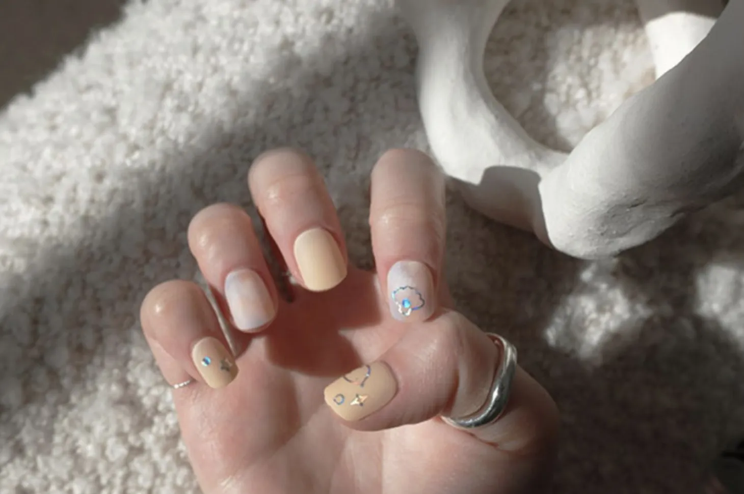 Glitter Nail Deco Sticker