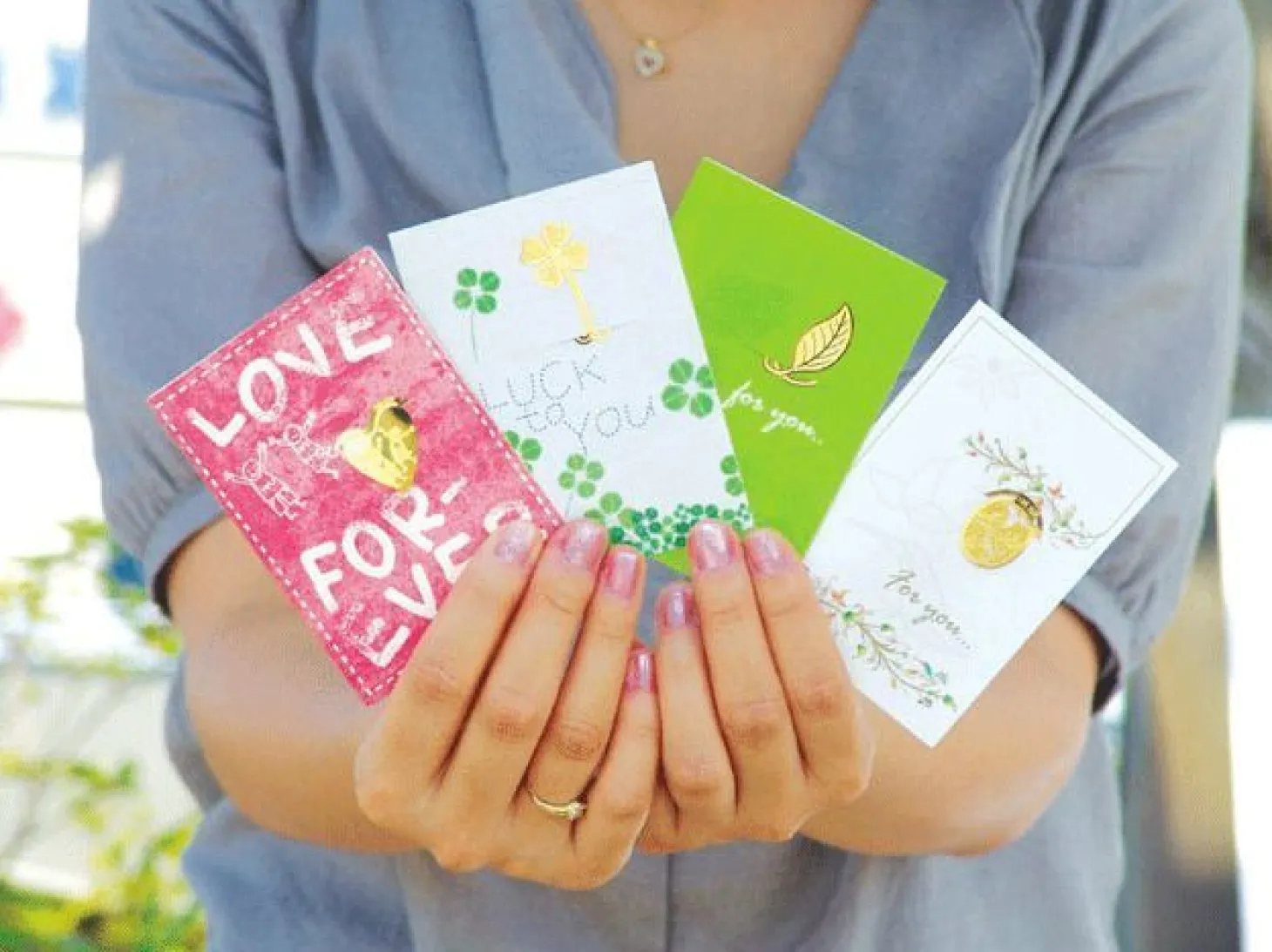Gold Bookmark & Card