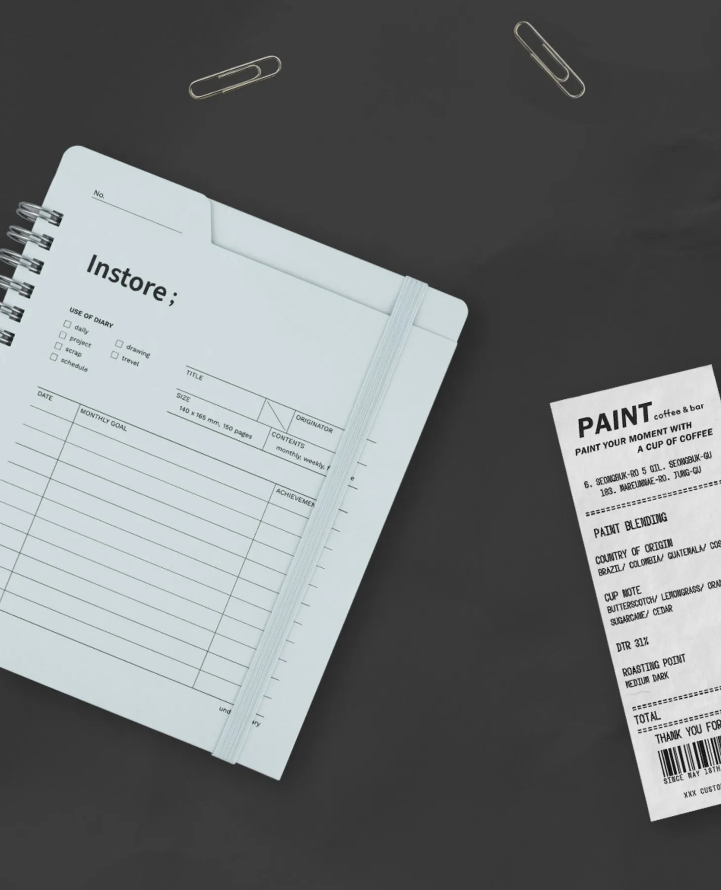 In Store Semi Year Weekly Planner