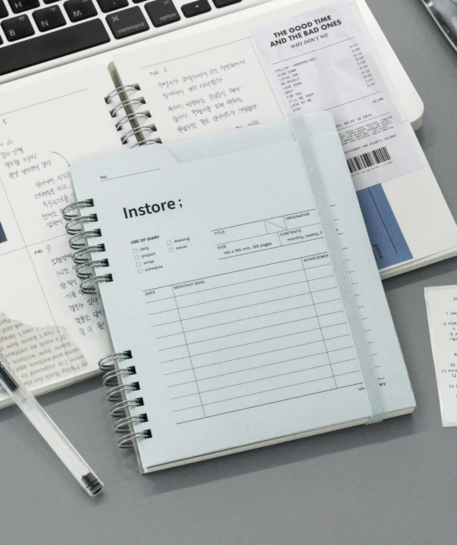 In Store Semi Year Weekly Planner