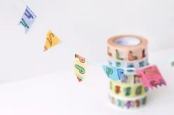 JAM JAM Alphabet Masking Tape (O-Z, Numbers)