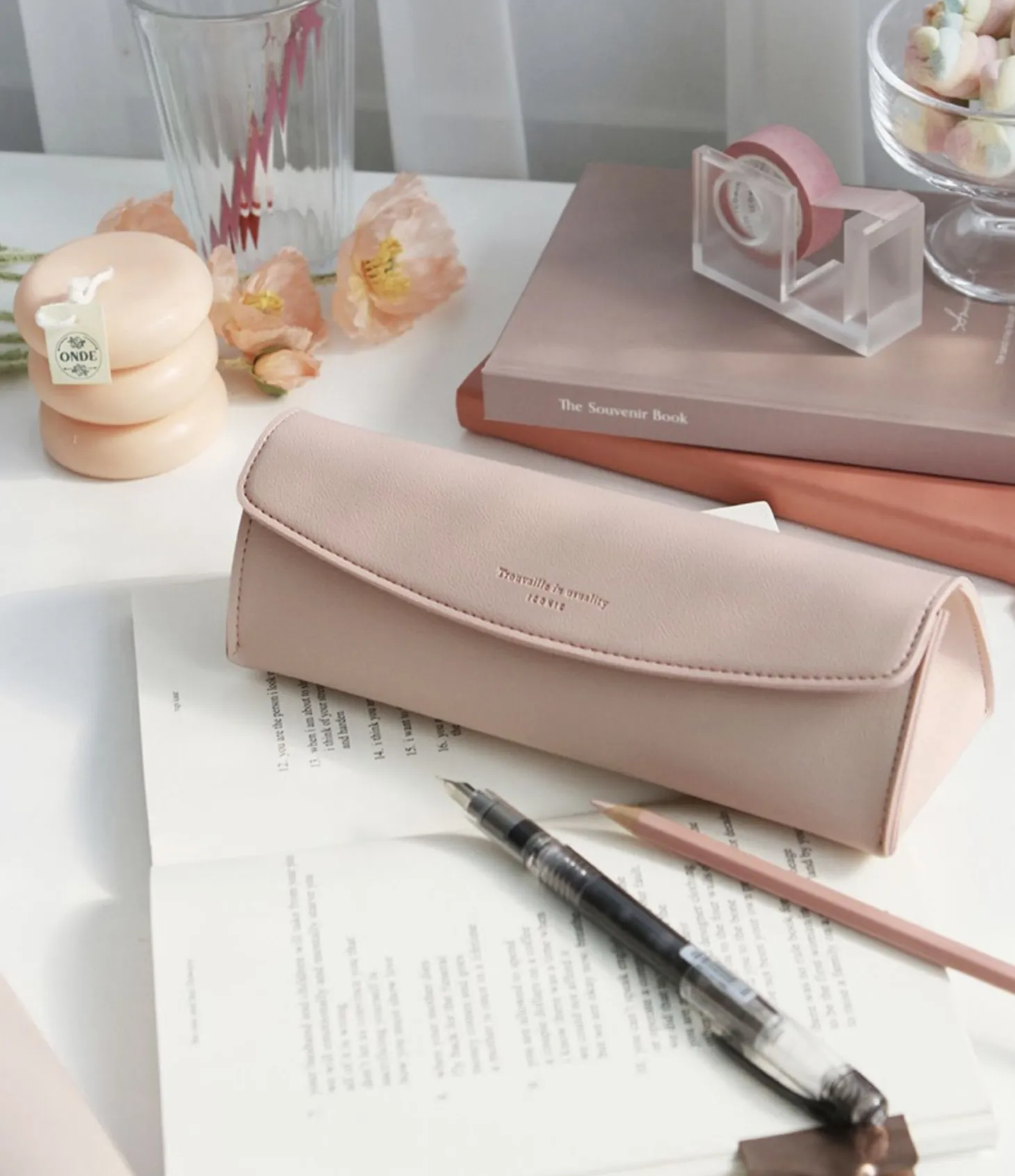Journey Vegan Leather Pen Pouch