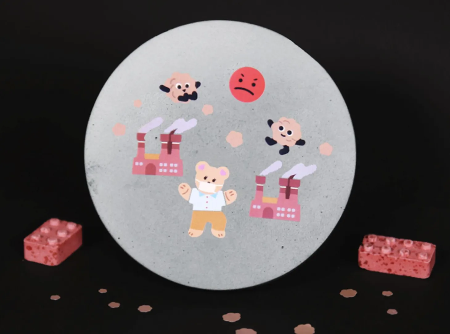 Juicy Bear Removable Slim Sticker v7