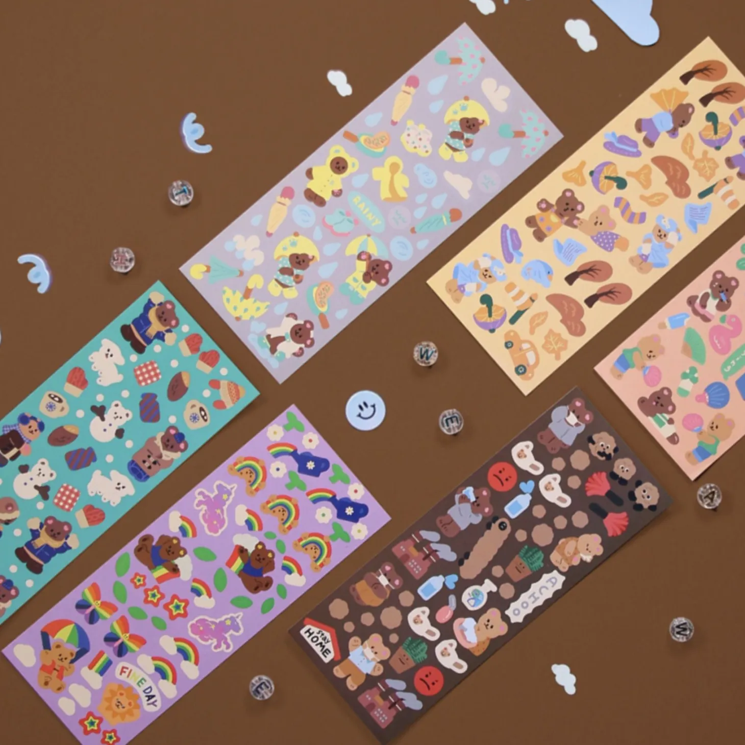 Juicy Bear Removable Slim Sticker v7