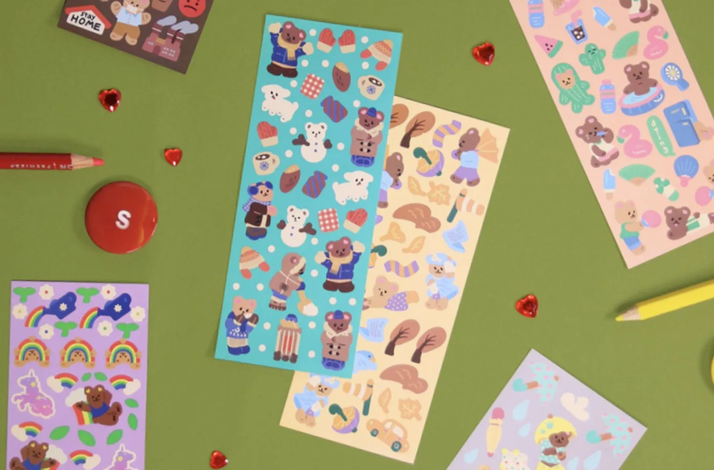 Juicy Bear Removable Slim Sticker v7