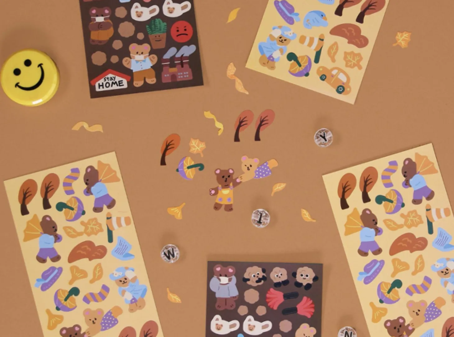Juicy Bear Removable Slim Sticker v7