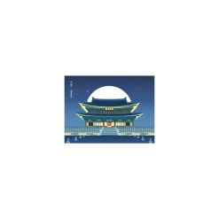 Korean Heritage Art Postcard