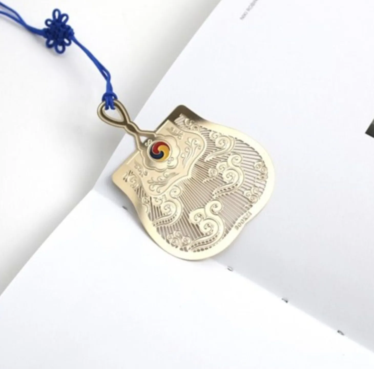 Korean Traditional Gold Bookmark & Card