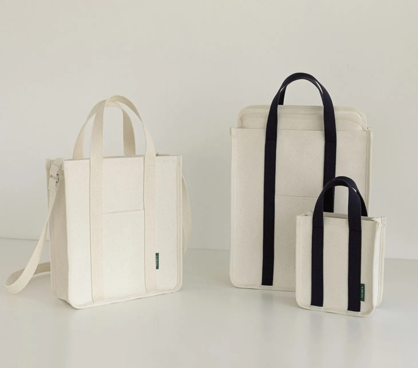 Large Classic Canvas Tote & Sleeve Set