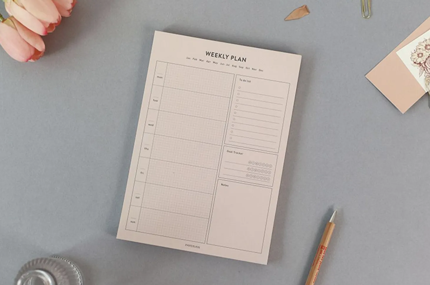 Life A5 Schedule Notepad