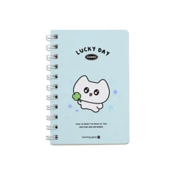 Lucky Friends Mini Spiral Lined Notebook