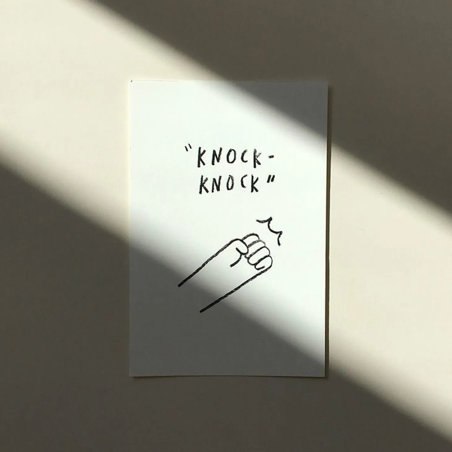 Message Sign Card