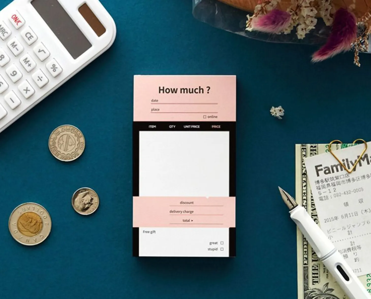 Mini Functional Memo Pad