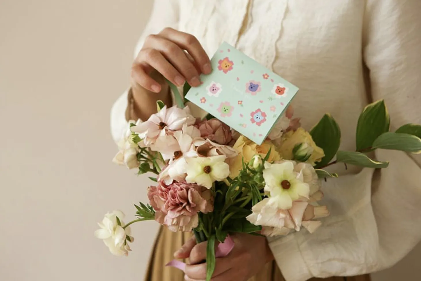 Mini Jelly Bear Folding Card