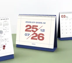 2025-2026 18 Months Desk Calendar