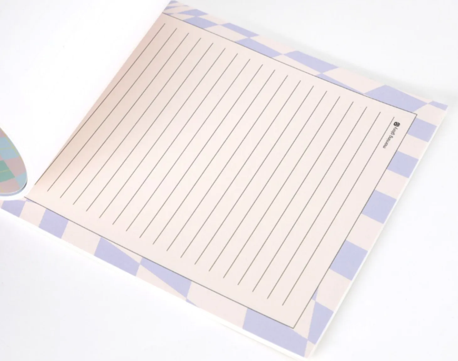 Pastel Pattern Letter Notepad