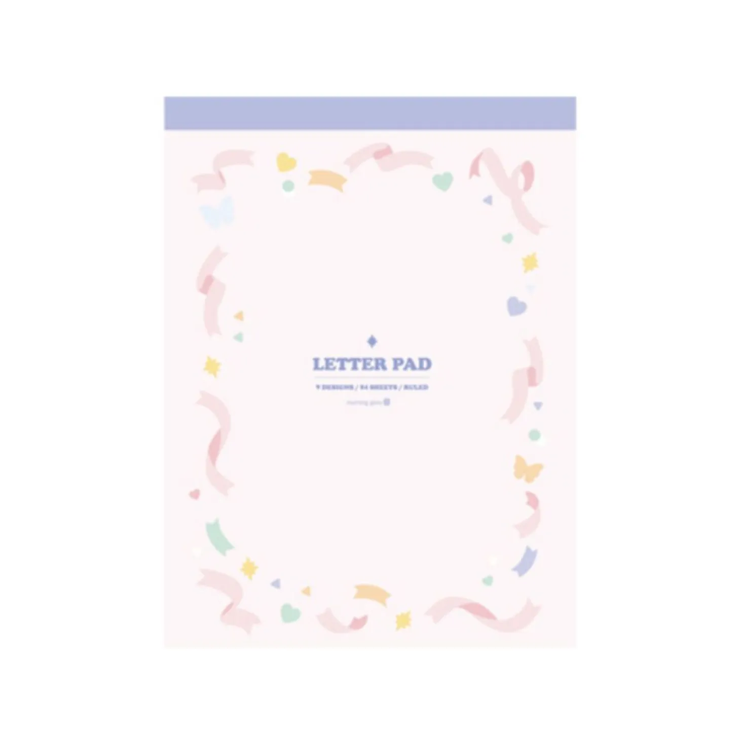 Pastel Pattern Letter Notepad