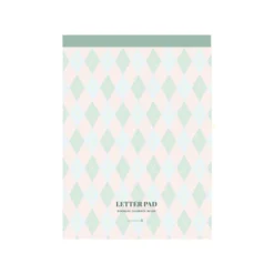 Pastel Pattern Letter Notepad