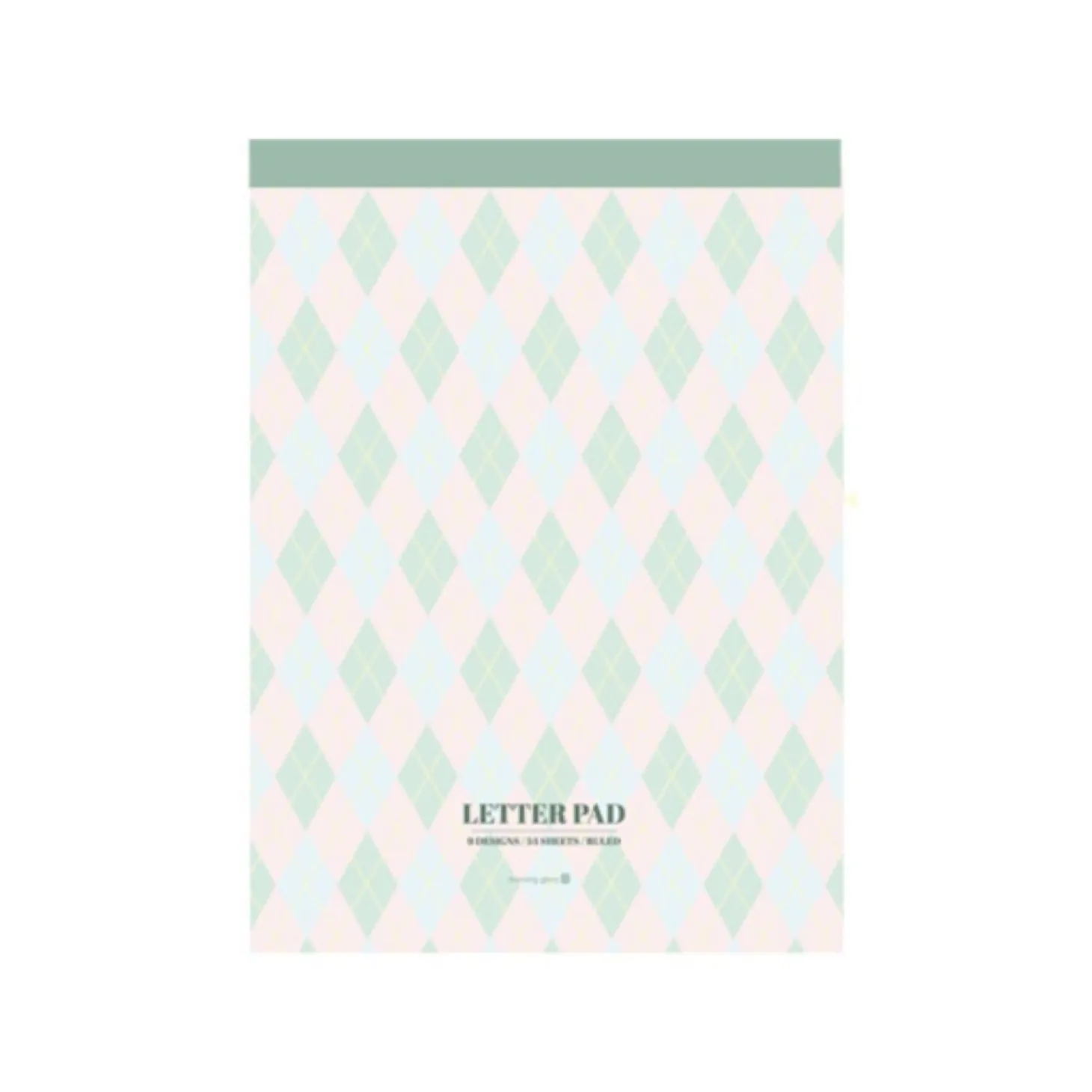 Pastel Pattern Letter Notepad