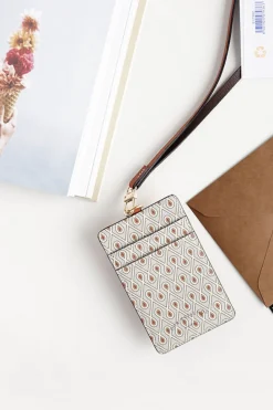 Pattern Card Holder & Neck Strap Set