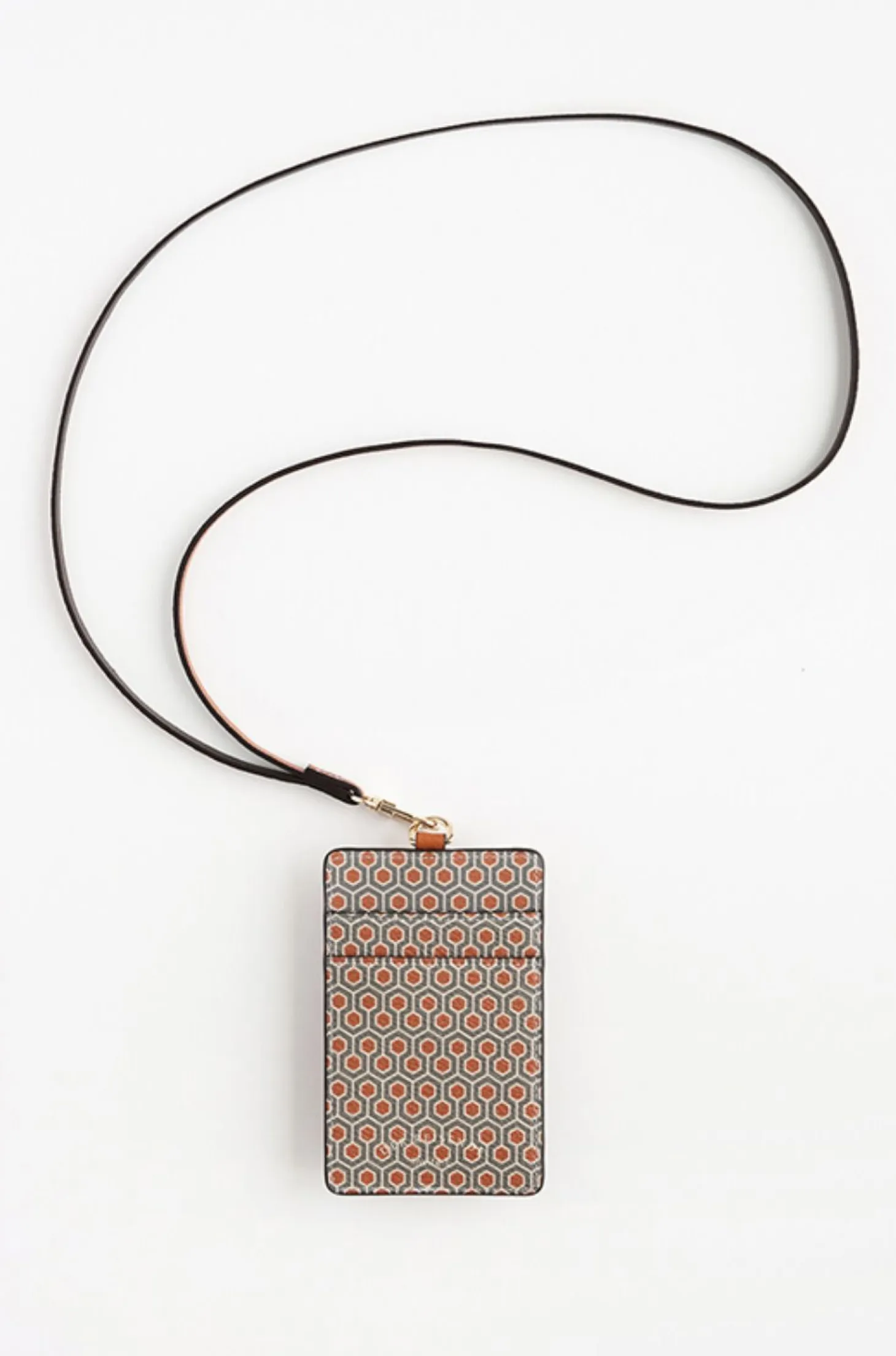Pattern Card Holder & Neck Strap Set