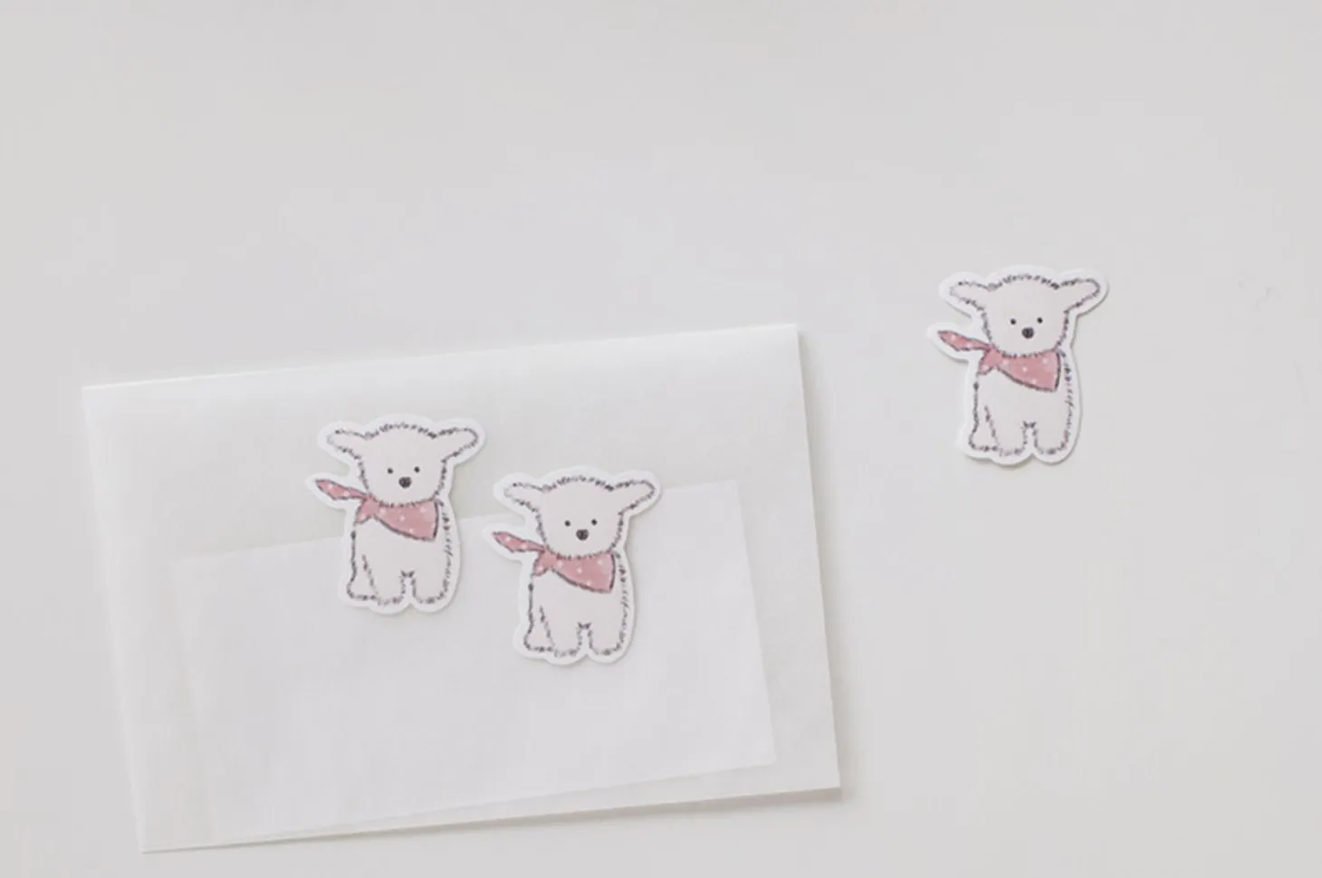 21pcs Baby Puppy Cereal Sticker Set