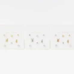 8pcs Bunny & Carrot Earring Set