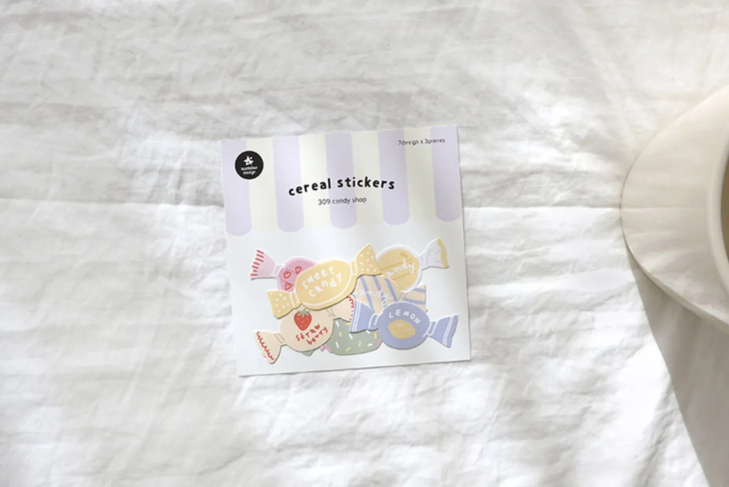 21pcs Candy Cereal Sticker Set