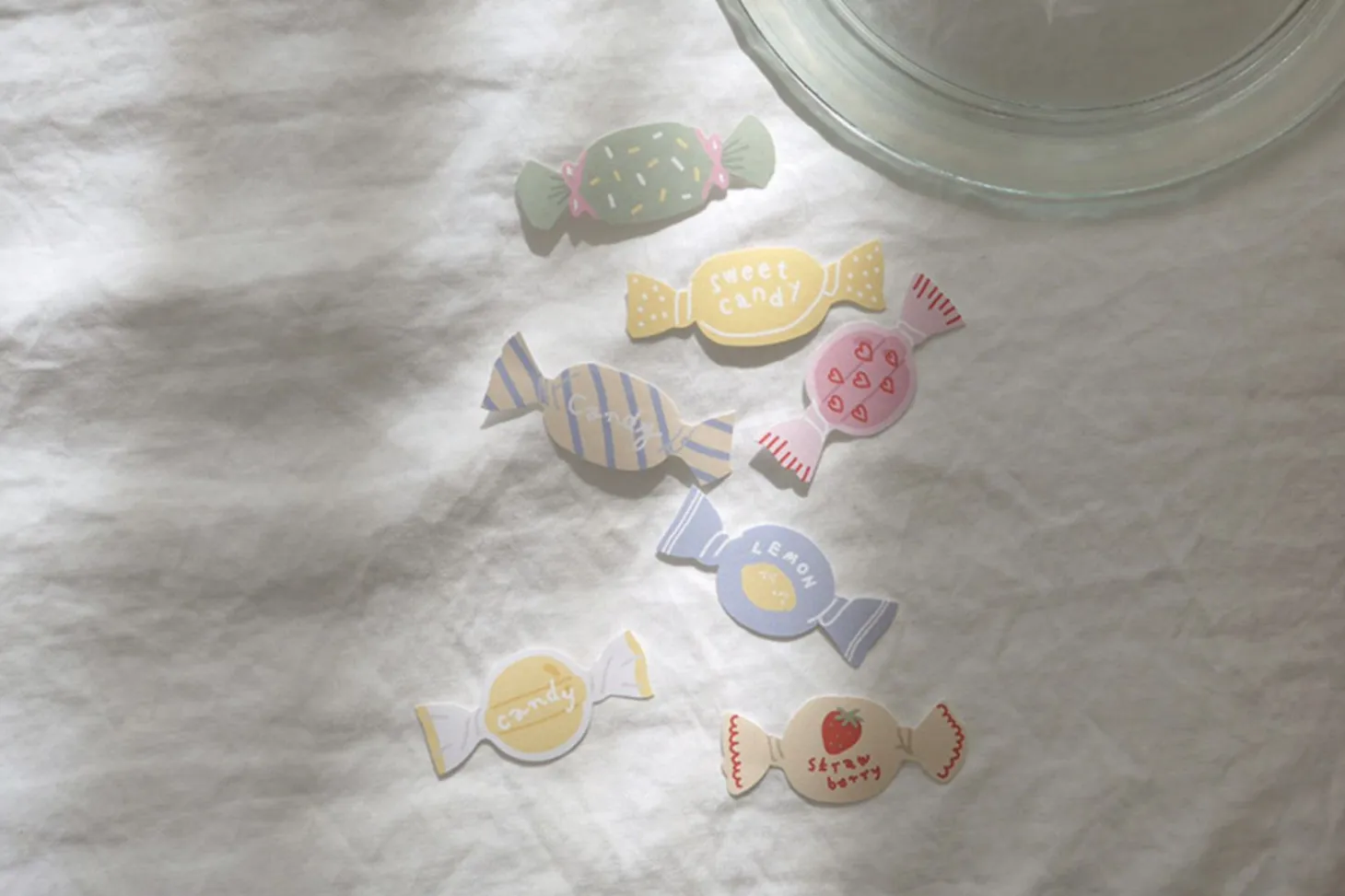 21pcs Candy Cereal Sticker Set