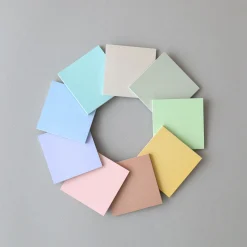 9pcs Colorful Dot Grid Sticky Note Set