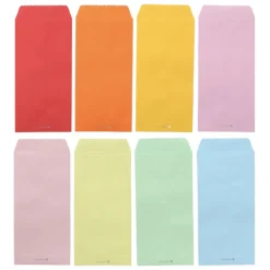 4pcs Colorful Vertical Envelope Set