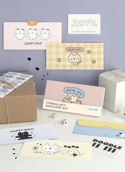 24pcs Doodle Gift Envelope Set