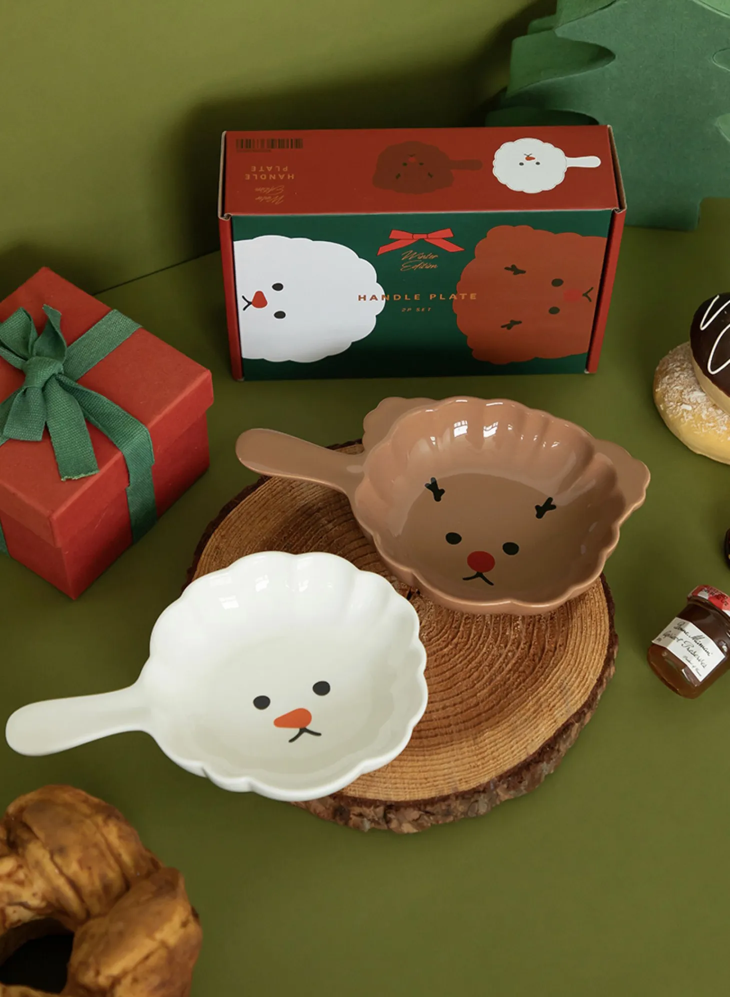 2pcs Holiday Handle Plate Set