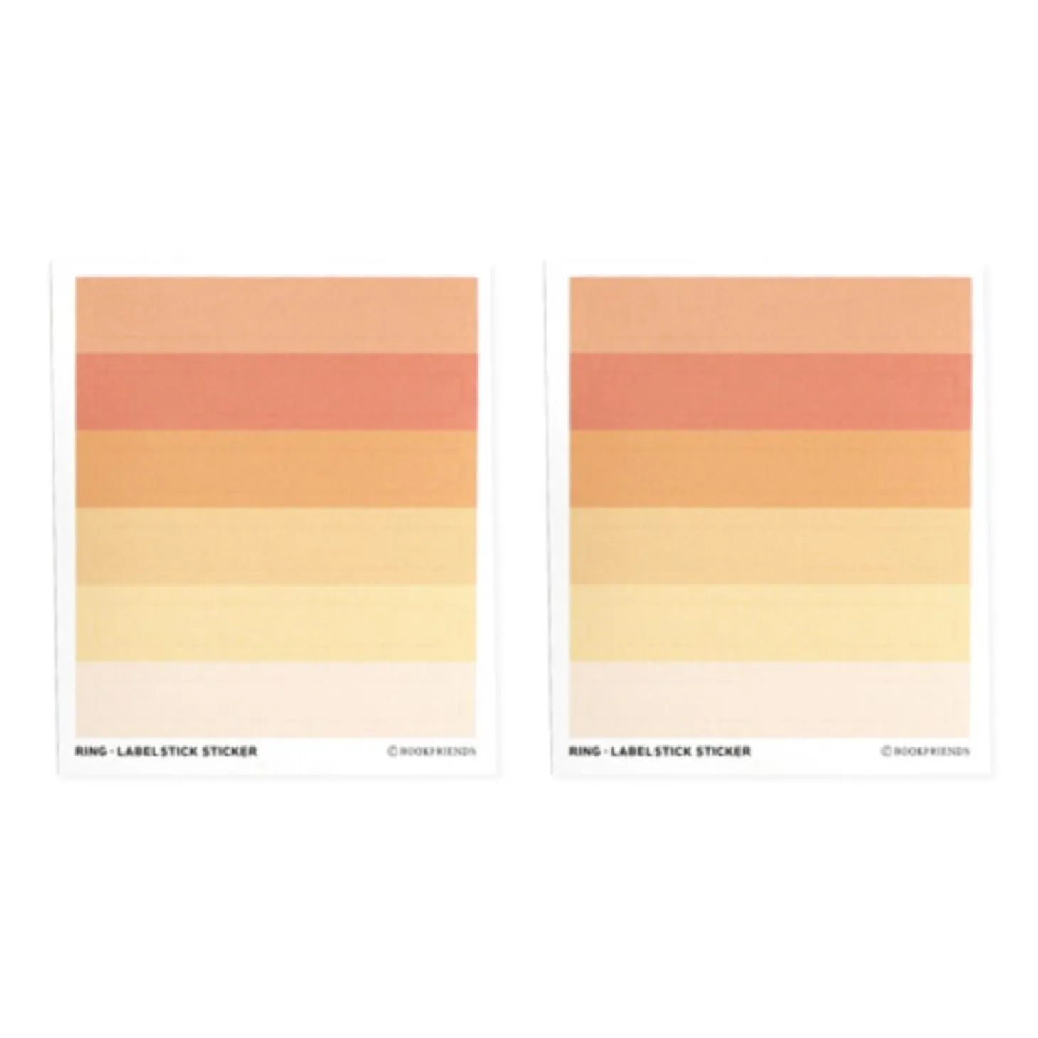 2pcs Label Sticker Set