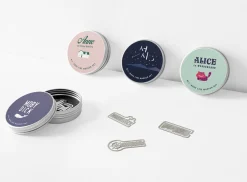 5pcs Literature Tin Bookmark Set