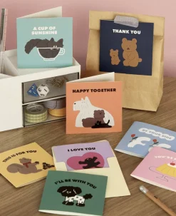 24pcs Mini Friends Card Set