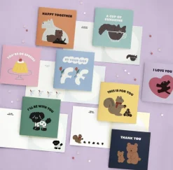 24pcs Mini Friends Card Set