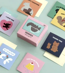 24pcs Mini Friends Card Set
