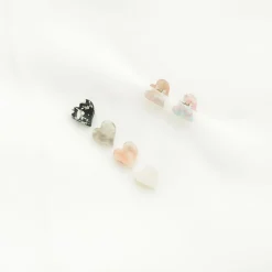 2pcs Mini Heart Claw Clip Set