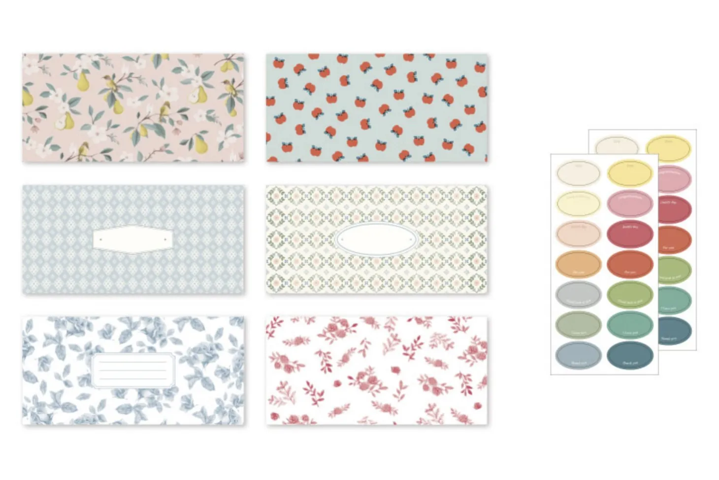 24pcs Pattern Gift Envelope Set