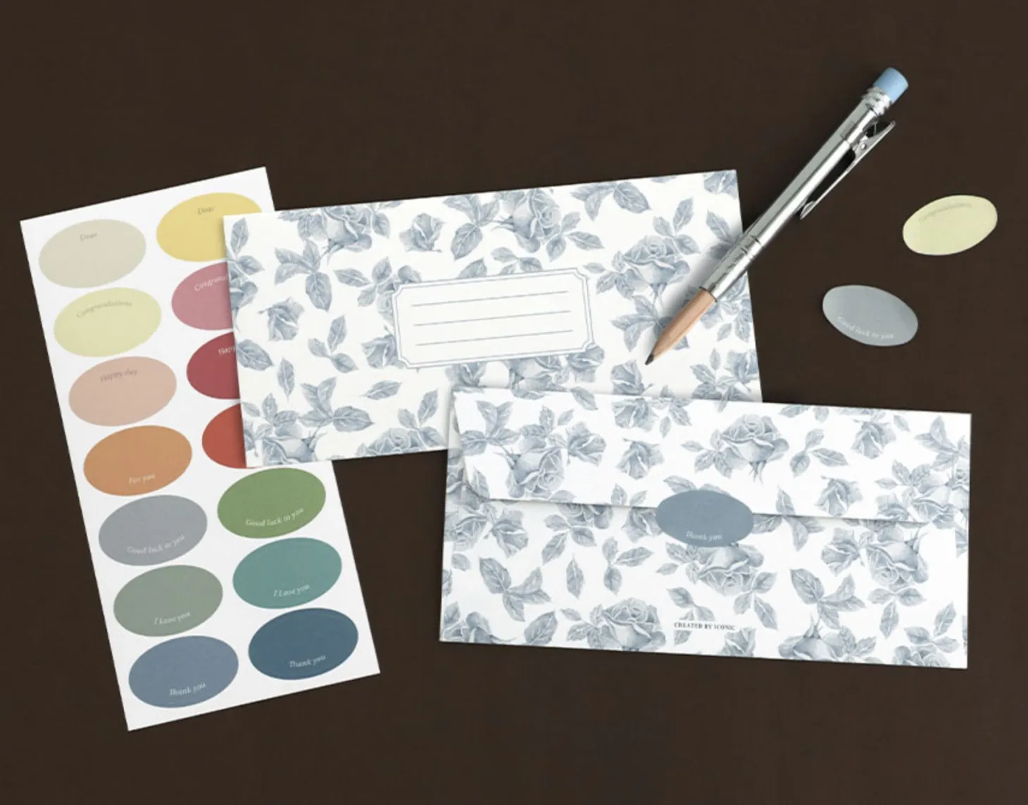 24pcs Pattern Gift Envelope Set