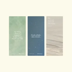 3pcs Scenery Translucent Bookmark Set