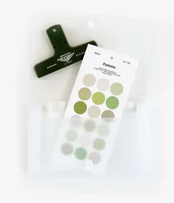 12pcs Simple Palette Round Sticker Set