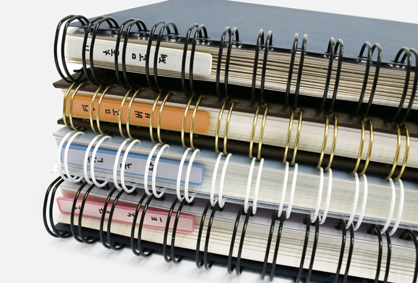 12pcs Spiral Ring Label Clip Set