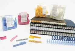 50pcs Spiral Ring Label Clip Set