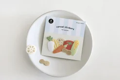 21pcs Vegetable Cereal Sticker Set